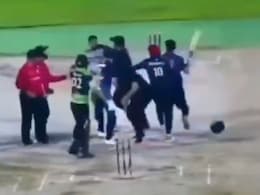 Watch: Bowler And Batter Exchange Blows In Violent Clash On Cricket Pitch Watch: Bowler And Batter Exchange Blows In Violent Clash On Cricket Pitch