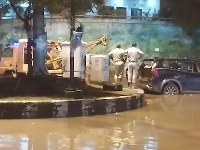 Two People Die Due To Waterlogging In Haryana's Faridabad