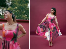 It's Keerthy Suresh's "Barbie World" And She's Living In It In A Beautiful Pink Floral Dress It's Keerthy Suresh's "Barbie World" And She's Living In It In A Beautiful Pink Floral Dress