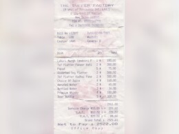 A Delhi Bar Bill From 2007 Has Sparked An Online Debate On Inflation And Affordability A Delhi Bar Bill From 2007 Has Sparked An Online Debate On Inflation And Affordability