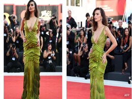 Emily Ratajkowski In A Vintage Green Gucci Gown Gives Glam Weekend Energy On A Monday Emily Ratajkowski In A Vintage Green Gucci Gown Gives Glam Weekend Energy On A Monday