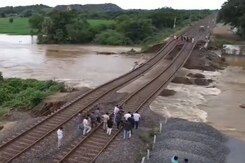 Circular Rail Movement Affected With Waterlogging On Tracks Circular Rail Movement Affected With Waterlogging On Tracks
