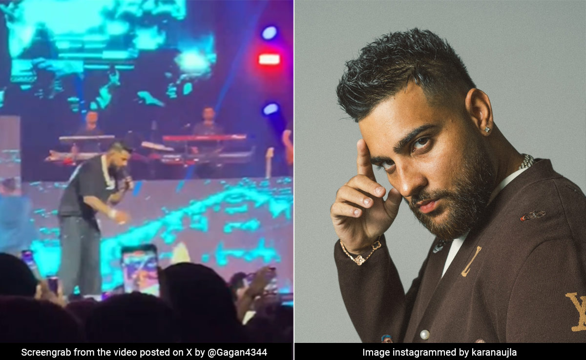 Watch: <i>Tauba Tauba</i> Singer Karan Aujla Reacts After Shoe Thrown At Him At London Concert