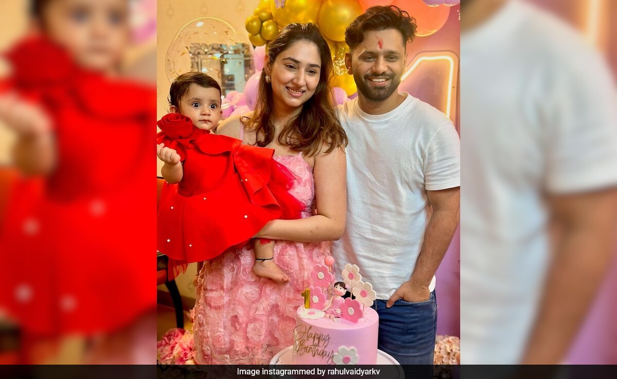 Rahul Vaidya Shares Pics From "Little Princess" Navya's 1st Birthday