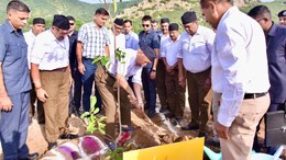 RSS प्रमुख मोहन भागवत पहुंचे अलवर, &nbsp;मातृ वन के पौधारोपण कार्यक्रम में हुए शामिल