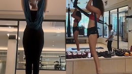 Neha Sharma And Aisha Sharma's Self Care Routine Got A Thai Touch With Aerial Yoga, Roller Facials And More