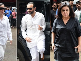 Saif Ali Khan-Kareena Kapoor, Farah Khan, Arshad Warsi-Maria Goretti At Malaika Arora's Father's Last Rites