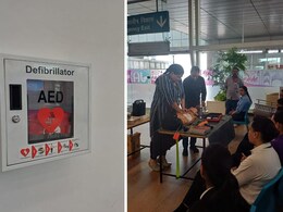 अचानक कार्डियक अरेस्ट आने पर मिलेगी सहायता, जयपुर एयरपोर्ट पर लगी AED मशीनें