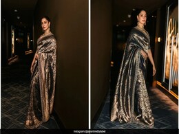 This Week's Traditional Opulence Quota Is Fulfilled By Tamannaah Bhatia In A Midnight Blue And Golden Benarasi <i> Saree</i> This Week's Traditional Opulence Quota Is Fulfilled By Tamannaah Bhatia In A Midnight Blue And Golden Benarasi <i> Saree</i>