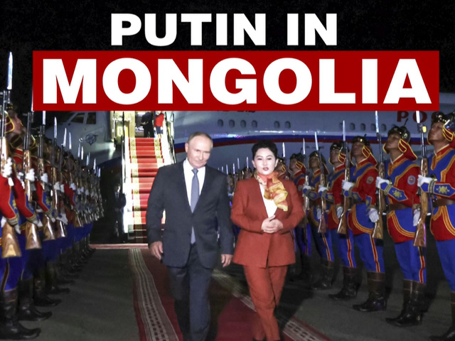 Russian President Vladimir Putin Lands In Mongolia, Ignoring ICC Arrest Warrant