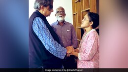 "If A Company Needs 16 Hours...": Shashi Tharoor Visits EY Staff's Parents