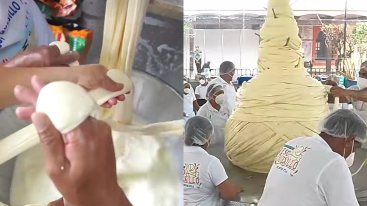Watch: A Glimpse Into The Making Of The World's Largest String Cheese Ball