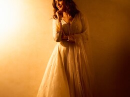 Mrunal Thakur Exudes Elegance In A White <i>Anarkali</i> Suit Mrunal Thakur Exudes Elegance In A White <i>Anarkali</i> Suit