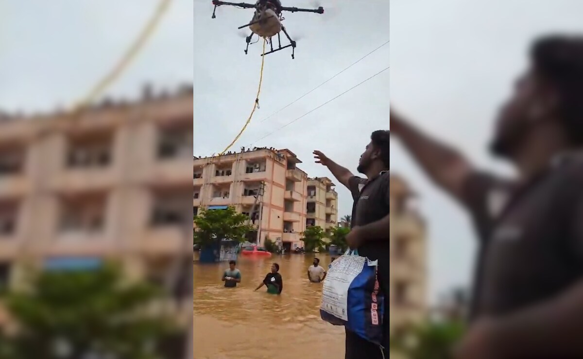 Drones Aid Flood Relief in Andhra Pradesh