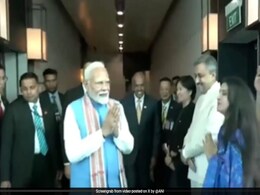 PM Modi Arrives In Singapore For Two-Day Visit PM Modi Arrives In Singapore For Two-Day Visit