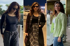 Blockbuster Airport Spotting: Kriti Sanon, Disha Patani And Palak Tiwari Blockbuster Airport Spotting: Kriti Sanon, Disha Patani And Palak Tiwari