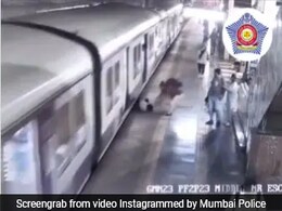 Watch: Off-Duty Cop Saves Man From Tragic Train Accident At Mumbai Station Watch: Off-Duty Cop Saves Man From Tragic Train Accident At Mumbai Station