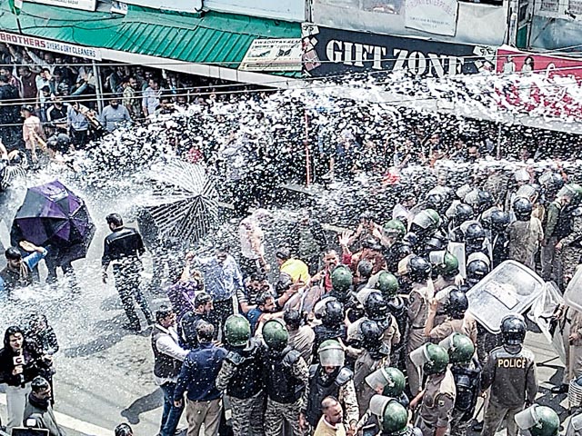 Protest In Shimla Against Alleged Illegal Construction Of Mosque