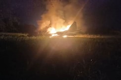 MiG-29 Fighter Jet Crashes In Rajasthan, Pilot Safe MiG-29 Fighter Jet Crashes In Rajasthan, Pilot Safe