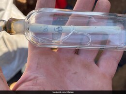 Glass Bottle With 200-Year-Old Message Found At French Archaeological Site Glass Bottle With 200-Year-Old Message Found At French Archaeological Site