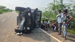 Rajasthan: जानवरों पर बरसा प्रधान की 'थार' का कहर, भयंकर टक्कर से दो भैंसों की मौत&nbsp;