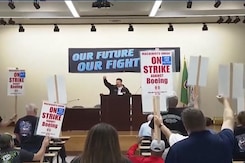 Boeing US Factory Workers On Strike After 96% Vote For Walkout Boeing US Factory Workers On Strike After 96% Vote For Walkout