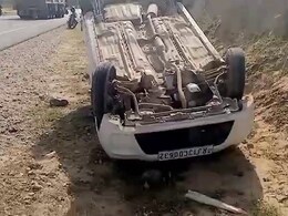 राजस्थान में दर्दनाक सड़क हादसा: स्कूली बच्चों से भरी कार पलटी, एक बच्चे की मौत, 9 घायल