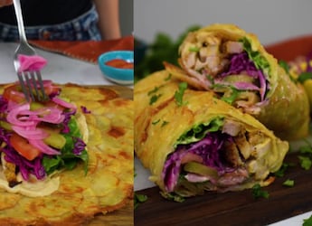 Watch: Influencer's Gluten-Free Shawarma Recipe Gets A Thumbs Up From Foodies Watch: Influencer's Gluten-Free Shawarma Recipe Gets A Thumbs Up From Foodies