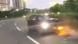 Gurugram Accident On Camera: Car On Wrong Side Hits Biker, He Dies