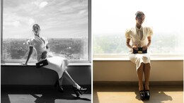 Triptii Dimri's White Skirt Suit Was Elegance Personified With Ruffled Roses On The Sleeves