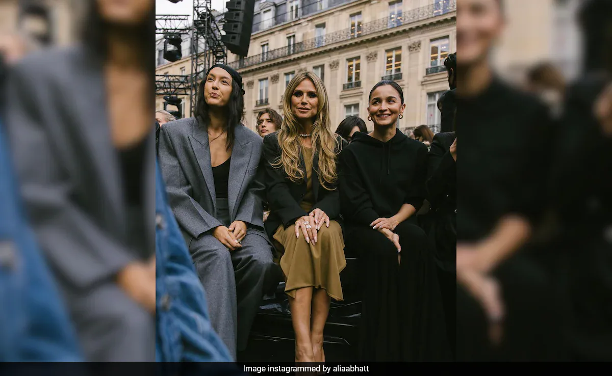 Paris Fashion Week 2024: In Which Alia Bhatt Poses With Supermodel Heidi Klum