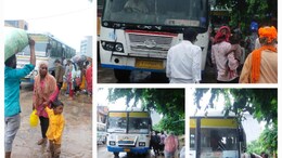 भारी बारिश से राइकाबाग-जैसलमेर रेल मार्ग बंद, रेल प्रशासन ने बसों से 750 यात्रियों को पहुंचाया घर&nbsp;