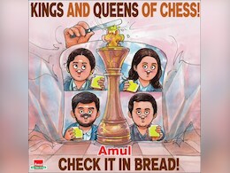 Amul Celebrates Dual Chess Victory With A Creative Topical: "Kings And Queens Of Chess"