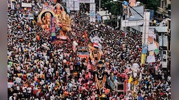 Mumbai Ganesh Visarjan : मुंबईत गणेश विसर्जनाची महातयारी, आज कोणते मार्ग बंद राहणार?