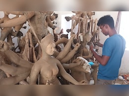Jodhpur: शारदीय नवरात्र की तैयारी शुरू,  पश्चिम बंगाल के कलाकारों द्वारा तैयार की जा रही इको-फ्रेंडली मूर्तियां Jodhpur: शारदीय नवरात्र की तैयारी शुरू,  पश्चिम बंगाल के कलाकारों द्वारा तैयार की जा रही इको-फ्रेंडली मूर्तियां