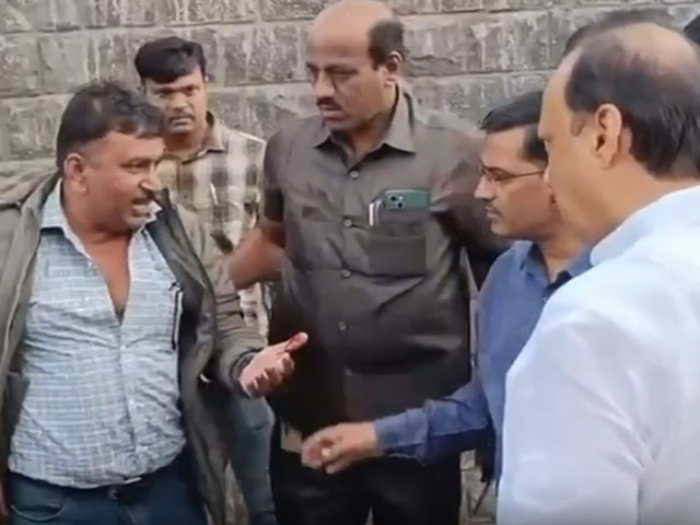 Video: Ajit Pawar Stops Convoy To Help Accident Victim In Pune