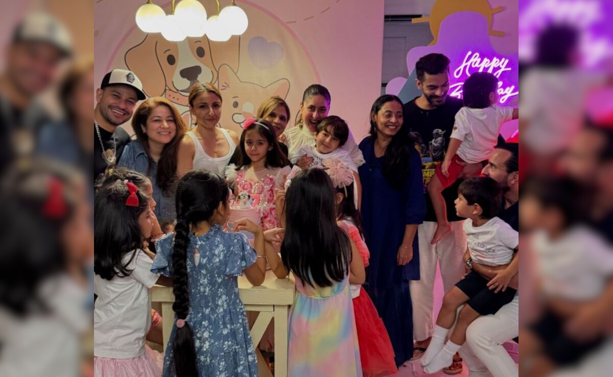 Inside Soha Ali Khan's Daughter Inaaya's Animal-Themed Birthday Party. Bonus - Saif Ali Khan And Kareena Kapoor