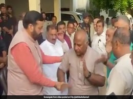 Denied Ticket, Haryana Leader Refuses To Shake Hands With Chief Minister Denied Ticket, Haryana Leader Refuses To Shake Hands With Chief Minister