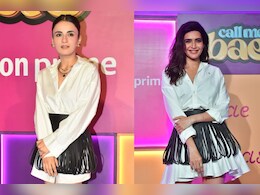 Radhika Madan And Karishma Tanna Both Wore The Very Same White Shirt Dress And Fringe Skirt