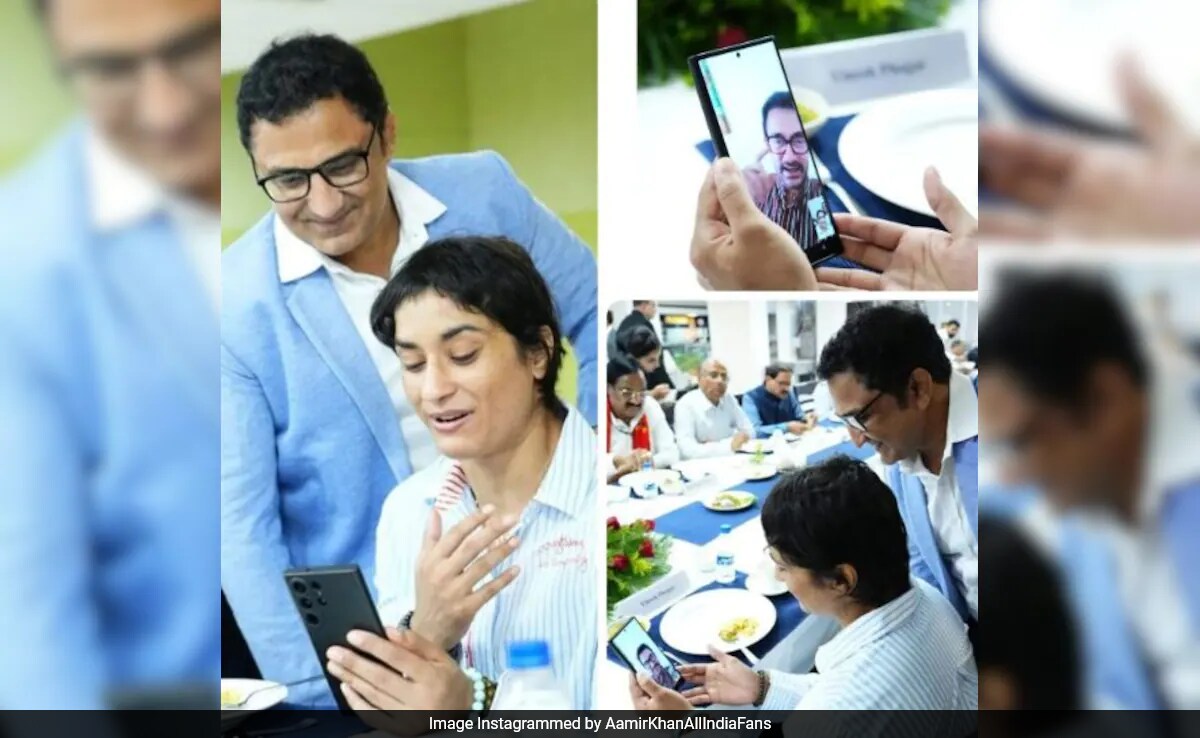 Crazy Viral: Aamir Khan Video Calls Wrestler Vinesh Phogat. Fans Predict, "<i>Dangal 2</i> Is On Its Way"