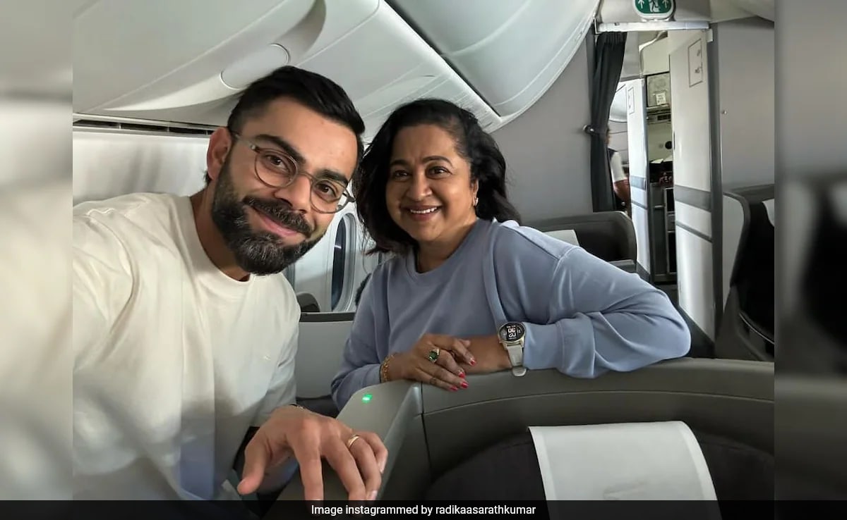 Jab Tamil Actress Radikaa Sarathkumar Met Virat Kohli: "A Man Who Has The Heart Of Millions"