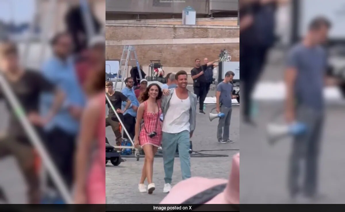 Crazy Viral: Hrithik Roshan And Kiara Advani Spotted On <i>War 2</i> Set In Italy