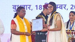 20 में 12 गोल्ड बेटियों को मिलना गर्व की बात, जयपुर MNIT में बोलीं राष्ट्रपति; CM भजनलाल ने कहा- होंगी 4 लाख भर्तियां