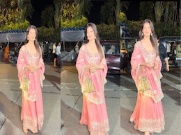 For Ganesh Chaturthi 2024 At Salman Khan's House, Sangeeta Bijlani In A Pink <i>Anarkali</i> Is What The Festive Season Is All About For Ganesh Chaturthi 2024 At Salman Khan's House, Sangeeta Bijlani In A Pink <i>Anarkali</i> Is What The Festive Season Is All About