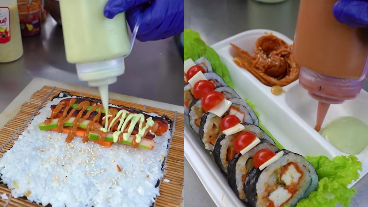 Street Vendor's So-Called 'Arabic Sushi' Gets Over 11 Million Views, Foodies In Disbelief