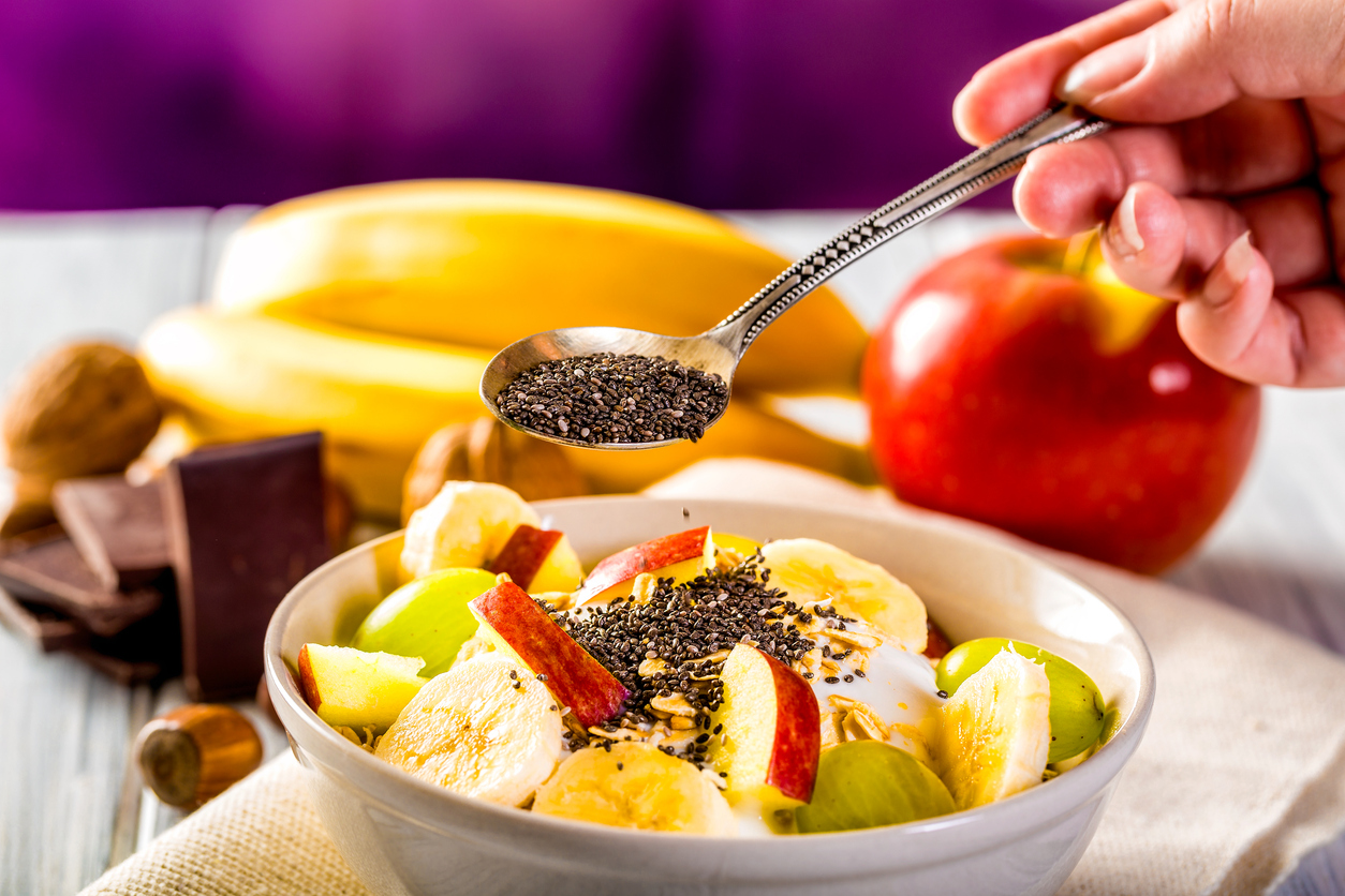 Chia seeds are loaded with protein and omega-3 fatty acids