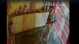 Video: Man Walks Inside Shiva Temple In UP, Prays Before Stealing Brass Pot