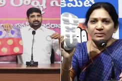 Congress Leader's Shoe Reply To BRS Leader's Saree Jab At Defector MLAs Congress Leader's Shoe Reply To BRS Leader's Saree Jab At Defector MLAs