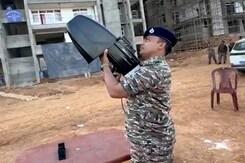 Video: Security Forces Show Anti-Drone System After Attacks In Manipur Video: Security Forces Show Anti-Drone System After Attacks In Manipur