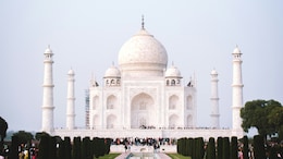 Water Leakage In Taj Mahal's Main Dome After Heavy Rain